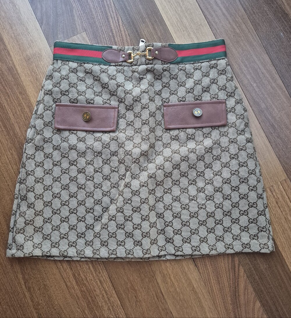 Canvas Mini Skirt Size Small